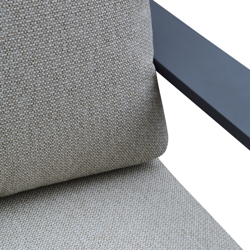 AVH-Collectie Avellino hoek loungeset 6 delig antraciet aluminium soft grey AVH-Collectie Avellino hoek loungeset 6 delig antraciet aluminium soft grey