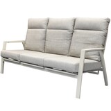 AVH-Collectie Barolo 3-zitsbank verstelbaar aluminium latte