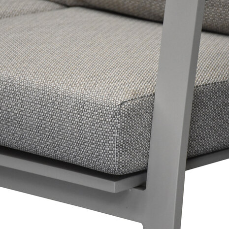 AVH-Collectie Barolo 3-zitsbank verstlbaar aluminium latte AVH-Collectie Barolo 3-zitsbank verstlbaar aluminium latte