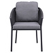 AVH-Collectie Joshua dining tuinstoel rope aluminium antraciet AVH-Collectie Joshua dining tuinstoel rope aluminium antraciet