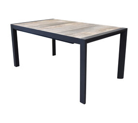 AVH-Collectie Anvaya dining tuintafel 154-214x90 xH74 cm uitschuifbaar aluminium antraciet AVH-Collectie Anvaya dining tuintafel 154-214x90 xH74 cm uitschuifbaar aluminium antraciet