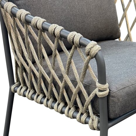 AVH-Collectie Amalfi San Francisco low dining tuinset 7 delig 240x100xH69 cm keramiek rope AVH-Collectie Amalfi San Francisco low dining tuinset 7 delig 240x100xH69 cm keramiek rope