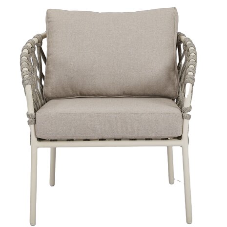 AVH-Collectie Amalfi Pasadena low dining tuinset 5 delig zand AVH-Collectie Amalfi Pasadena low dining tuinset 5 delig zand