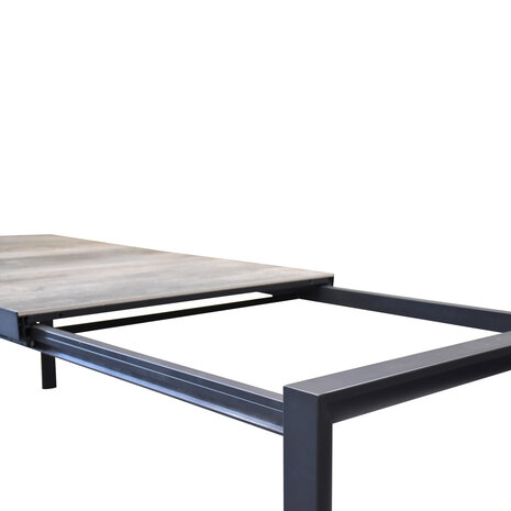 AVH-Collectie Anvaya dining tuintafel 194-254x100xH74 cm uitschuifbaar aluminium antraciet AVH-Collectie Anvaya dining tuintafel 194-254x100xH74 cm uitschuifbaar aluminium antraciet