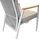 AVH-Collectie Rosetta dining tuinstoel verstelbaar aluminium latte zand AVH-Collectie Rosetta dining tuinstoel verstelbaar aluminium latte zand