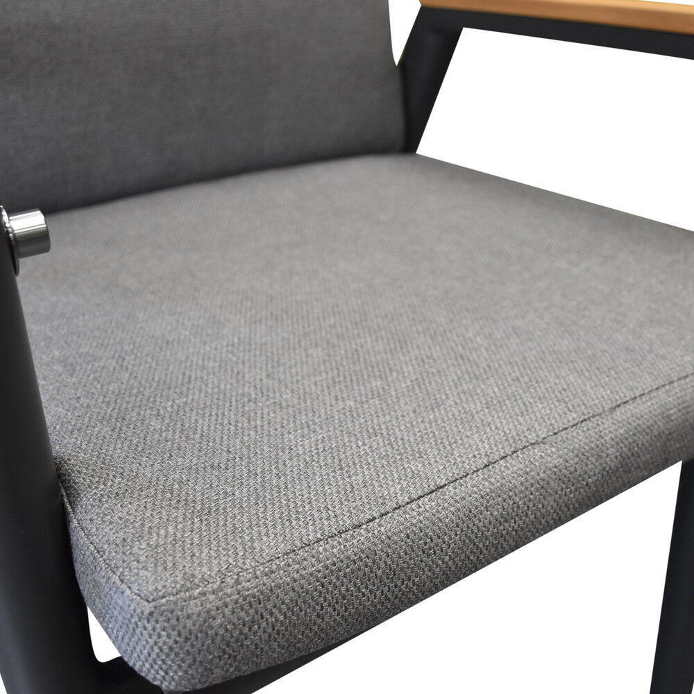 AVH-Collectie Estella dining tuinstoel verstelbaar rope aluminium antraciet AVH-Collectie Estella dining tuinstoel verstelbaar rope aluminium antraciet