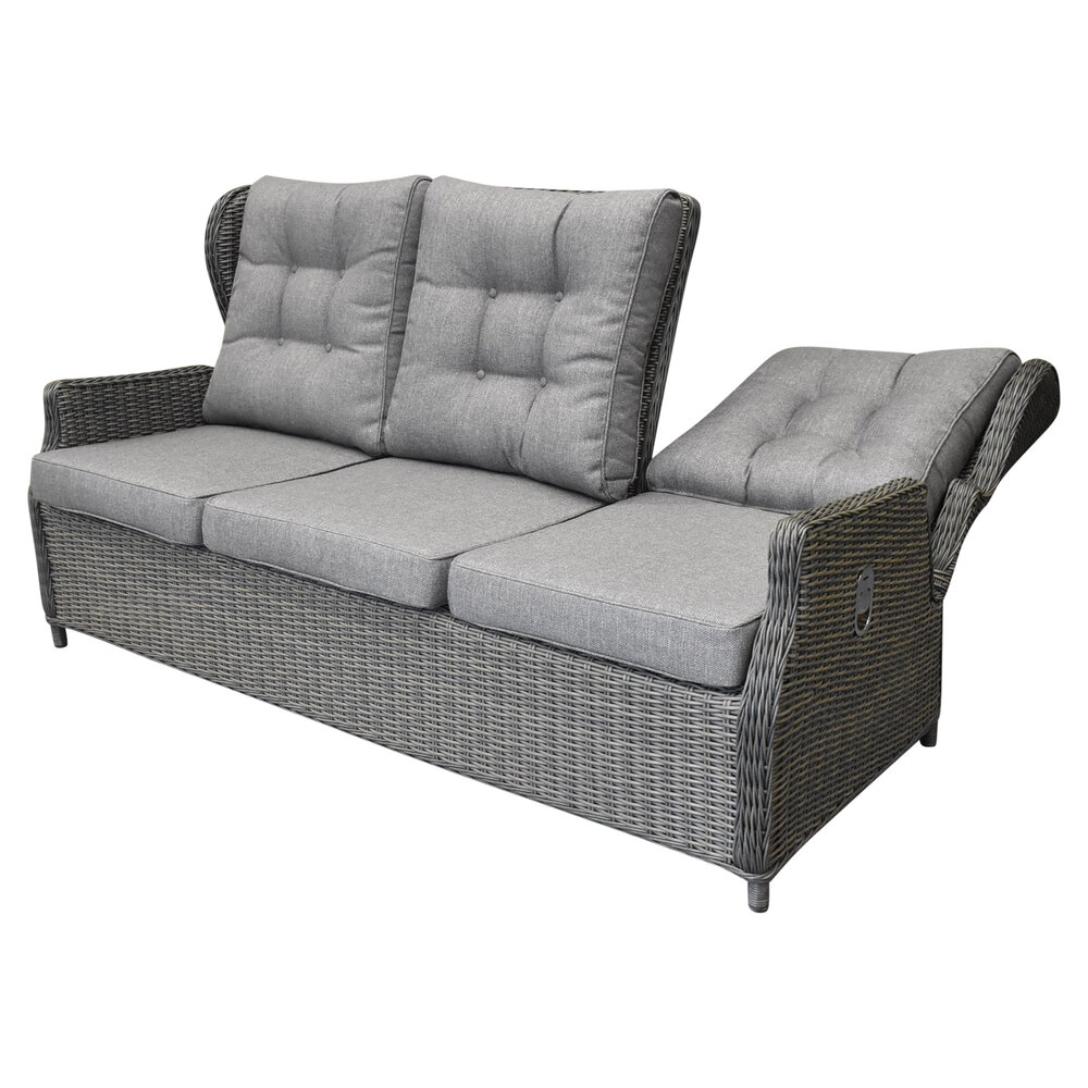 AVH-Collectie Ibiza premium stoel bank dining loungeset verstelbaar 6 delig antraciet AVH-Collectie Ibiza premium stoel bank dining loungeset verstelbaar 6 delig antraciet