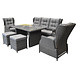 AVH-Collectie Ibiza premium stoel bank dining loungeset verstelbaar 6 delig antraciet AVH-Collectie Ibiza premium stoel bank dining loungeset verstelbaar 6 delig antraciet