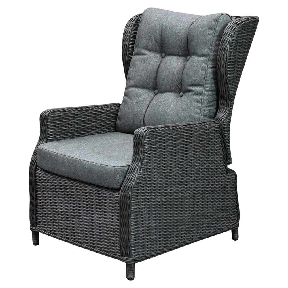 AVH-Collectie Ibiza premium stoel bank dining loungeset verstelbaar 6 delig antraciet AVH-Collectie Ibiza premium stoel bank dining loungeset verstelbaar 6 delig antraciet