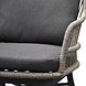 AVH-Collectie Catania dining tuinstoel rope zand antraciet aluminium AVH-Collectie Catania dining tuinstoel rope zand antraciet aluminium
