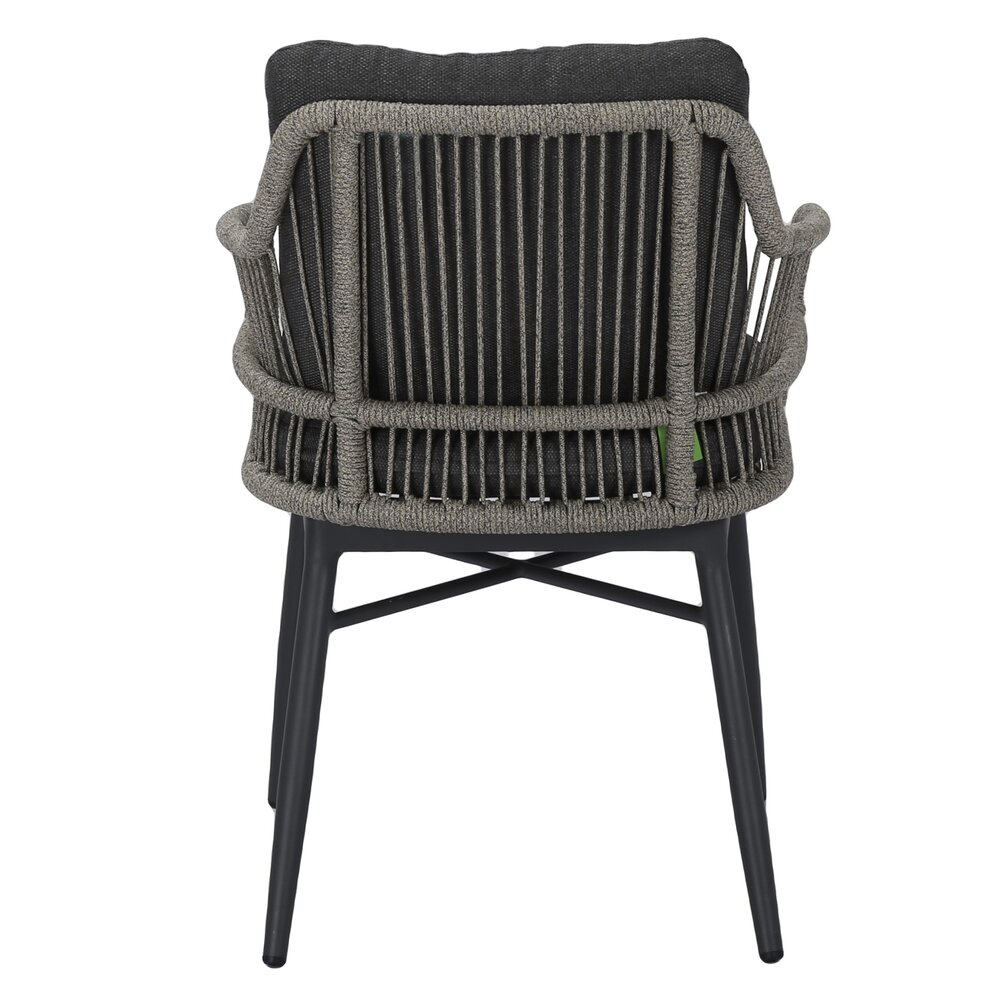 AVH-Collectie Catania dining tuinstoel rope zand antraciet aluminium AVH-Collectie Catania dining tuinstoel rope zand antraciet aluminium