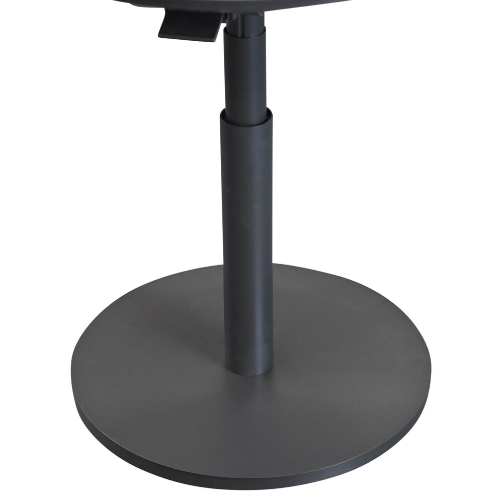 AVH-Collectie San Sebastian bijzettafel 59xH45-65 cm rond aluminium sintered stone antraciet