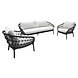 AVH-Collectie Montreal stoel bank loungeset 3 delig antraciet rope AVH-Collectie Montreal stoel bank loungeset 3 delig antraciet rope
