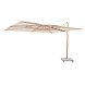 4 Seasons Outdoor Finca zweefparasol 400x300 cm houtlook frame sand 4 Seasons Outdoor