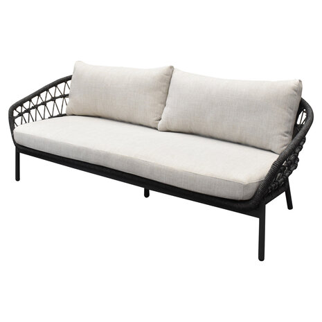 AVH-Collectie Montreal 3-zitsbank antraciet AVH-Collectie Montreal 3-zitsbank antraciet