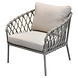 AVH-Collectie Monte Rosa lounge tuinstoel naturel bruin rope AVH-Collectie Monte Rosa lounge tuinstoel naturel bruin rope