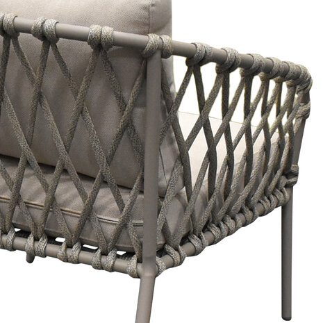 AVH-Collectie Monte Rosa lounge tuinstoel naturel bruin rope AVH-Collectie Monte Rosa lounge tuinstoel naturel bruin rope