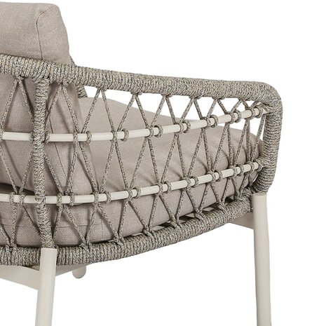 AVH-Collectie Arezzo Lido low dining tuinset 240x110xH69 cm 7 delig sand AVH-Collectie Arezzo Lido low dining tuinset 240x110xH69 cm 7 delig sand