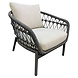 AVH-Collectie Arezzo San Francisco low dining tuinset 240x100xH69 cm 7 delig antraciet AVH-Collectie Arezzo San Francisco low dining tuinset 240x100xH69 cm 7 delig antraciet