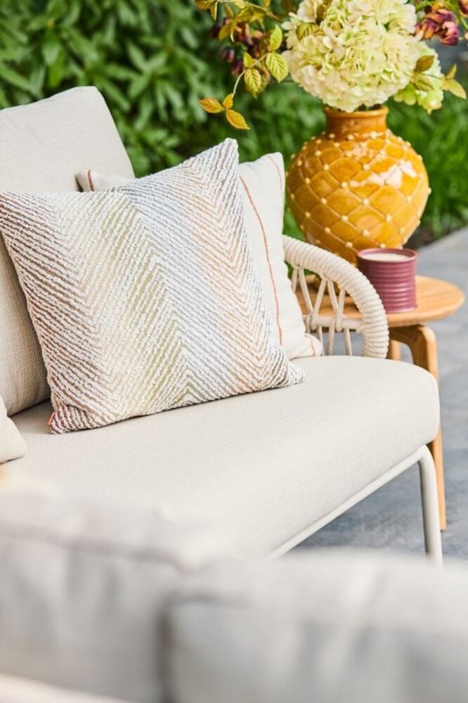 SUNS Suns Tosca hoek loungeset 4 delig camel sand rope SUNS Suns Tosca hoek loungeset 4 delig camel sand rope