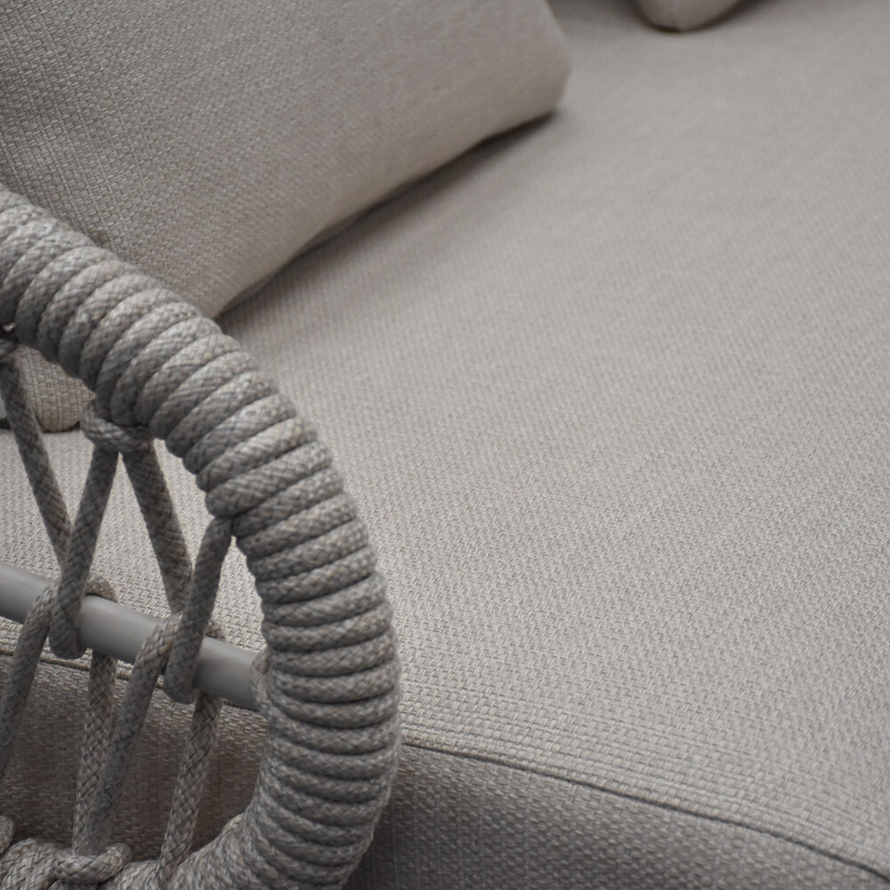 SUNS Suns Tosca hoek high lounge loungeset 3 delig camel sand rope