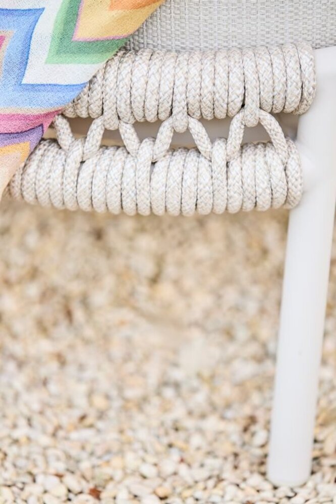 SUNS Suns Tosca hoek high lounge loungeset 3 delig camel sand rope