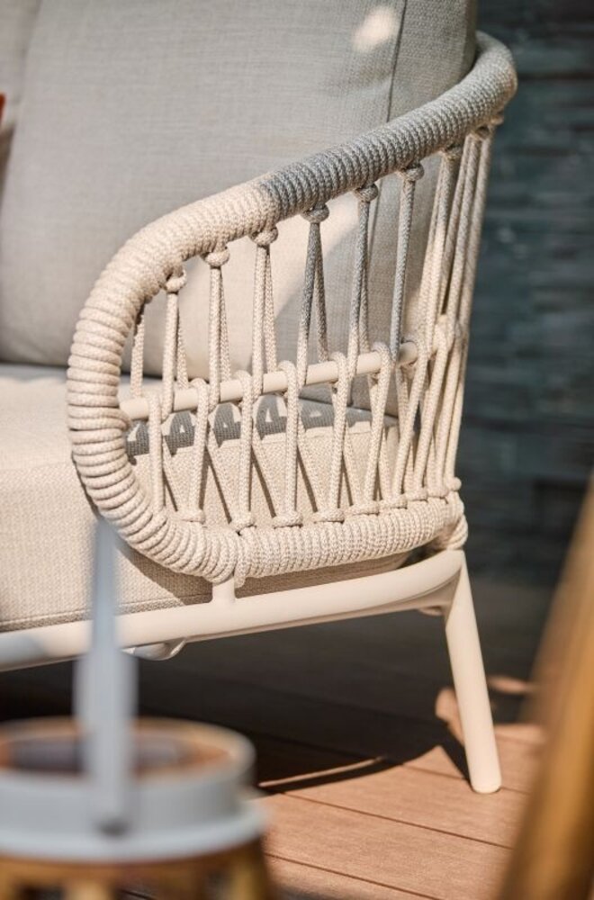 SUNS Suns Tosca hoek loungeset 4 delige camel sand rope SUNS Suns Tosca hoek loungeset 4 delige camel sand rope