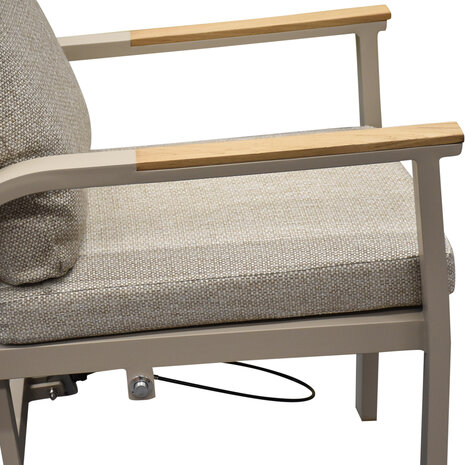 AVH-Collectie Kota dining tuinstoel verstelbaar latte aluminium AVH-Collectie Kota dining tuinstoel verstelbaar latte aluminium