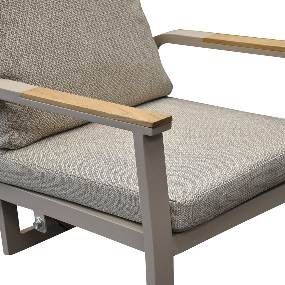 AVH-Collectie Kota dining tuinstoel verstelbaar latte aluminium AVH-Collectie Kota dining tuinstoel verstelbaar latte aluminium