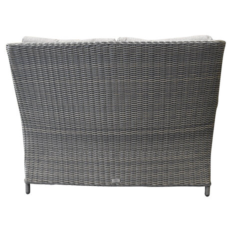 Ibiza premium 2-zits loungebank antraciet wicker Ibiza premium 2-zits loungebank antraciet wicker