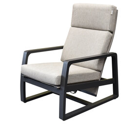 AVH-Collectie Angelo lounge tuinstoel verstelbaar antraciet AVH-Collectie Angelo lounge tuinstoel verstelbaar antraciet