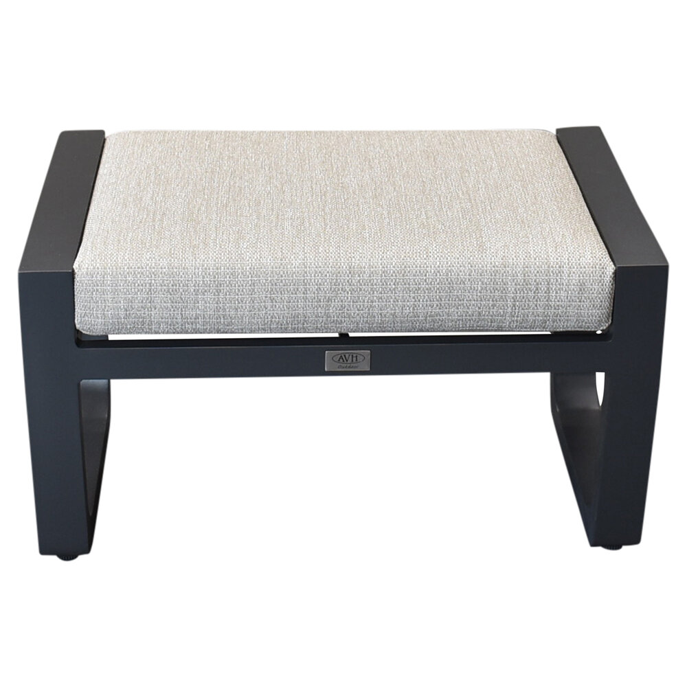 AVH-Collectie Angelo voetenbank antraciet AVH-Collectie Angelo voetenbank antraciet