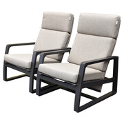 AVH-Collectie Angelo balkonset 2 delig verstelbaar antraciet