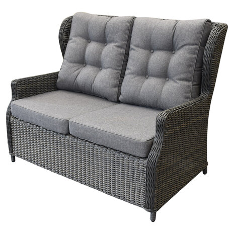 AVH-Collectie Ibiza premium stoel-bank loungeset 4-delig verstelbaar antraciet AVH-Collectie Ibiza premium stoel-bank loungeset 4-delig verstelbaar antraciet