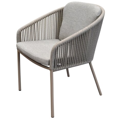 AVH-Collectie Brightling dining tuinstoel latte rope AVH-Collectie Brightling dining tuinstoel latte rope