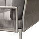 AVH-Collectie Joshua hoek loungeset 2 delig aluminium latte