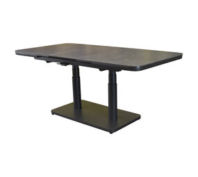 AVH-Collectie Savanna lounge dining tuintafel uitschuifbaar 140-180x90xH54-75.5 cm in hoogte verstelbaar aluminium antraciet AVH-Collectie Savanna lounge dining tuintafel uitschuifbaar 140-180x90xH54-75.5 cm in hoogte verstelbaar aluminium antraciet