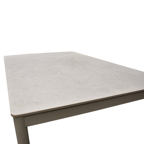 AVH-Collectie Joshua lounge tuintafel 120x79xH43 aluminium latte