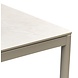 AVH-Collectie Joshua lounge tuintafel 59x59xH43 cm aluminium latte