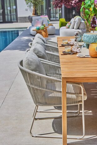 SUNS SUNS Noli dining stoel camel sand - natural gravel