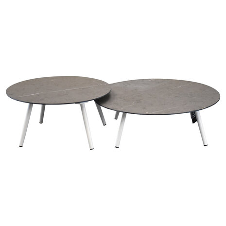 AVH-Collectie Montreal hoekbank loungeset 4 delig taupe rope