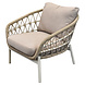 AVH-Collectie Montreal stoel bank loungeset 3 delig taupe rope AVH-Collectie Montreal stoel bank loungeset 3 delig taupe rope