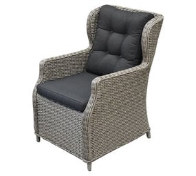 AVH-Collectie Ibiza dining tuinstoel grijs wicker