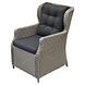 AVH-Collectie Ibiza dining tuinstoel grijs wicker
