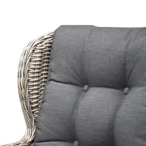 AVH-Collectie Ibiza dining tuinstoel grijs wicker