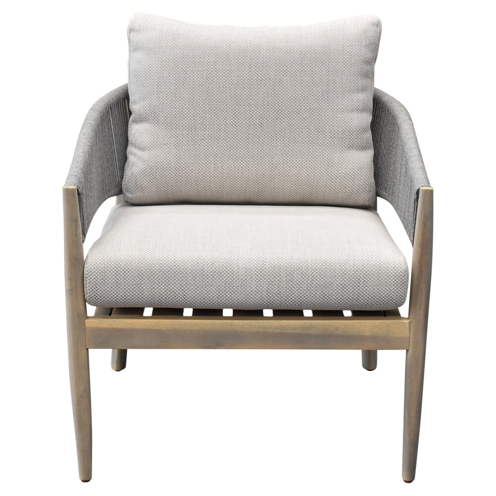 AVH-Collectie Cocoon lounge tuinstoel rope light grey AVH-Collectie Cocoon lounge tuinstoel rope light grey