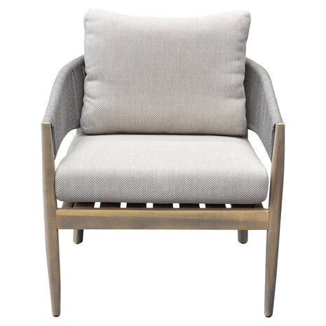 AVH-Collectie Cocoon lounge tuinstoel rope light grey AVH-Collectie Cocoon lounge tuinstoel rope light grey