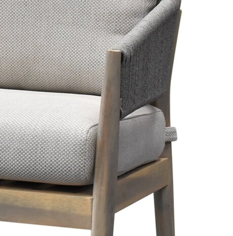 AVH-Collectie Cocoon lounge tuinstoel rope light grey AVH-Collectie Cocoon lounge tuinstoel rope light grey