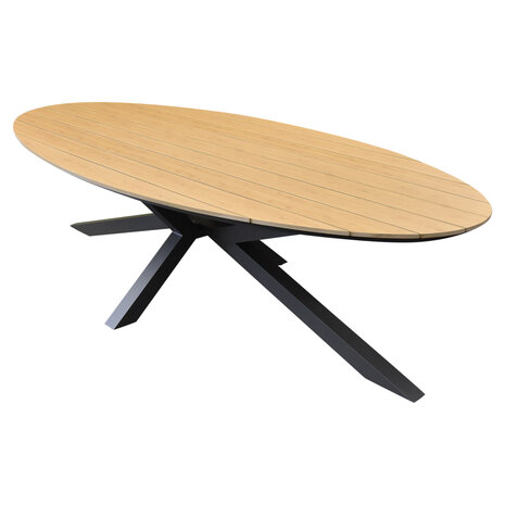 AVH-Collectie Salvador dining tuintafel ovaal 280x100xH75 cm polywood