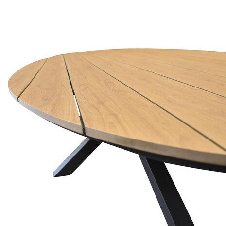 AVH-Collectie Salvador dining tuintafel ovaal 280x100xH75 cm polywood
